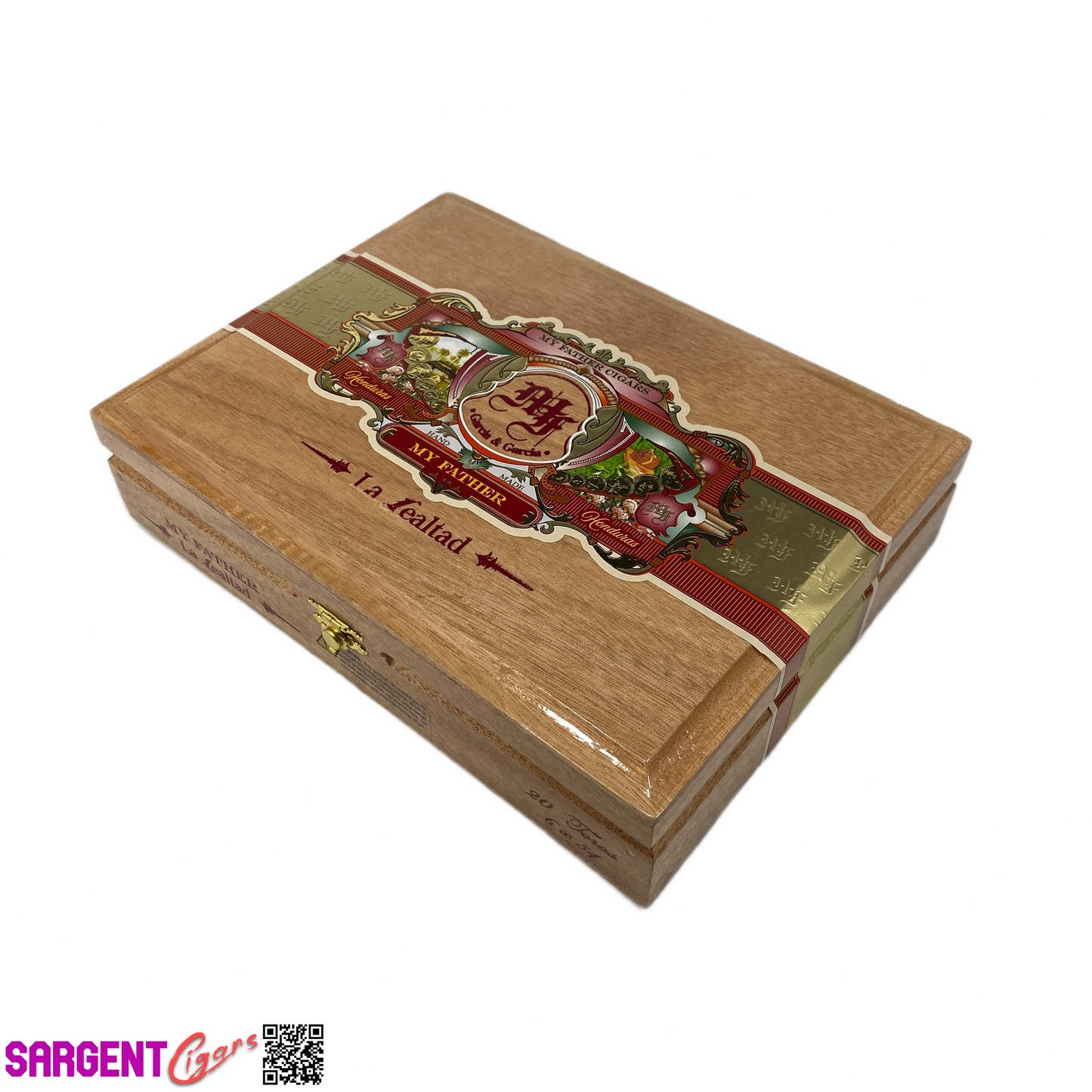 My Father Cigars La Lealtad Toro Empty Wooden Cigar Box 10x7.5x2.5