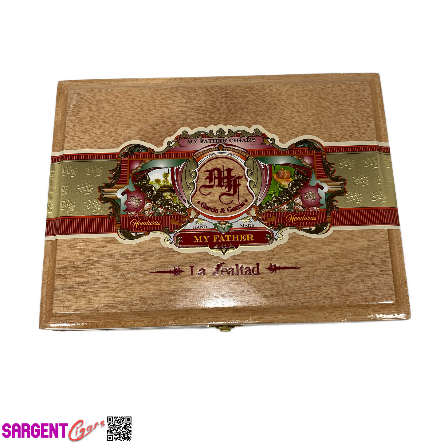 My Father Cigars La Lealtad Toro Empty Wooden Cigar Box 10x7.5x2.5