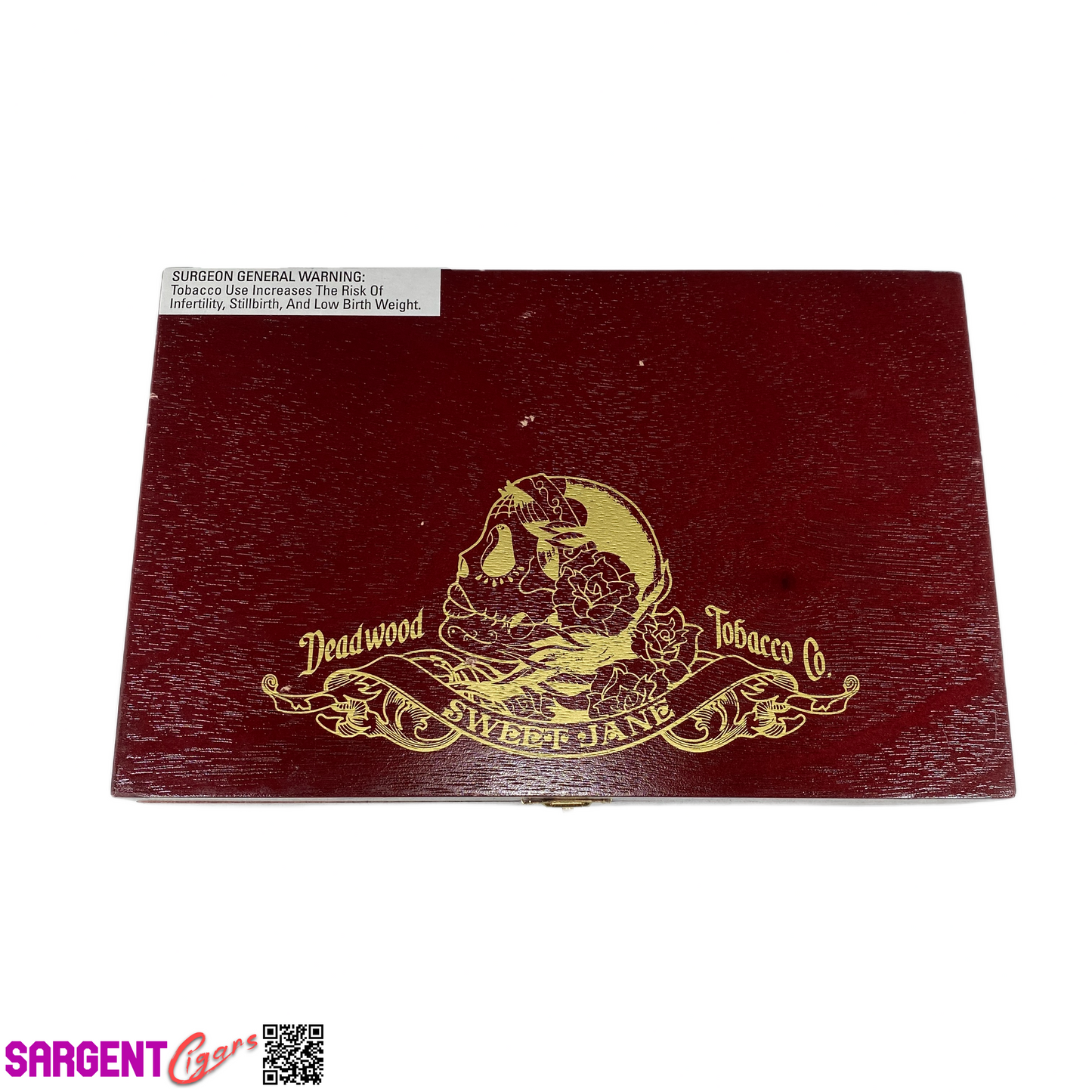 Deadwood Sweet Jane Empty Wooden Cigar Box 10x6.5x2.25 (2)