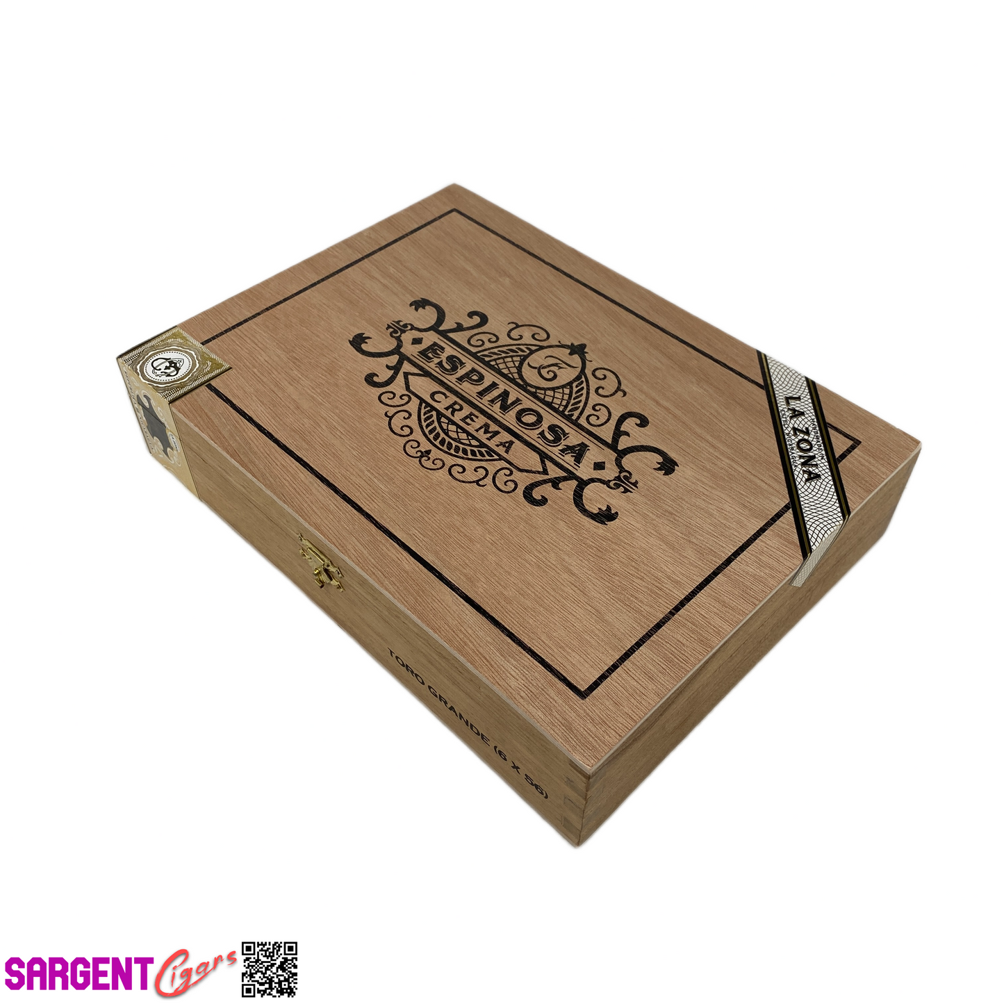 Espinosa Crema Toro Grande Empty Wooden Cigar Box 9.5x7x2