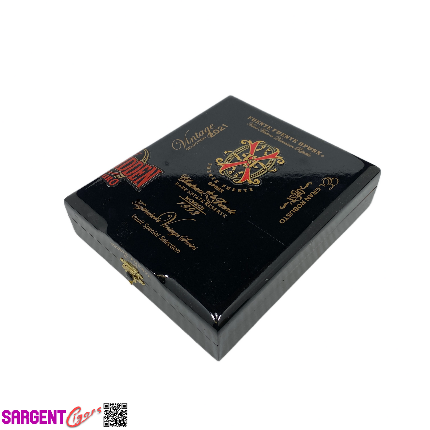 Arturo Fuente Opus X Forbidden Gran Robusto Empty Wooden Cigar Box 6.5x7.5x2