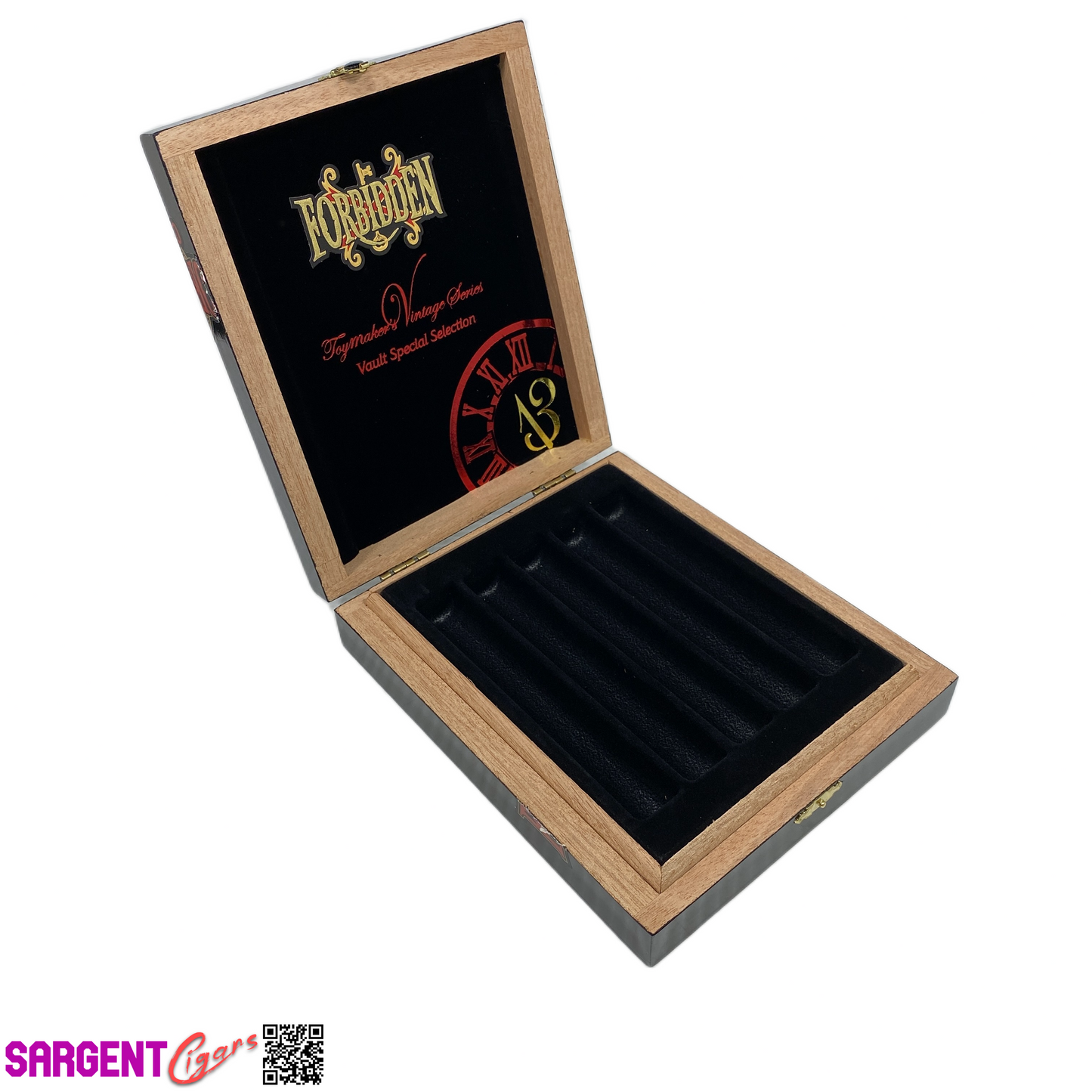 Arturo Fuente Opus X Forbidden Gran Robusto Empty Wooden Cigar Box 6.5x7.5x2