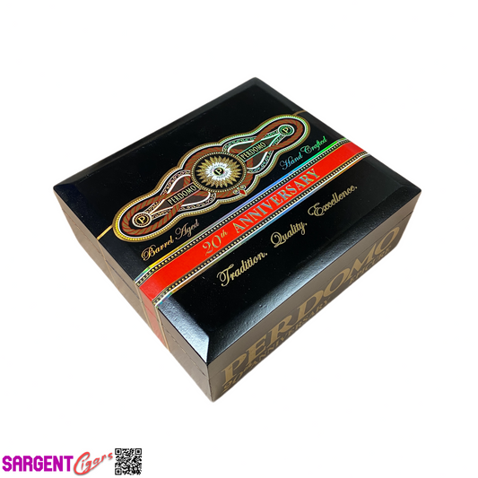 Perdomo 20th Anniversary Maduro Epicure Empty Wooden Cigar Box 8x7x3