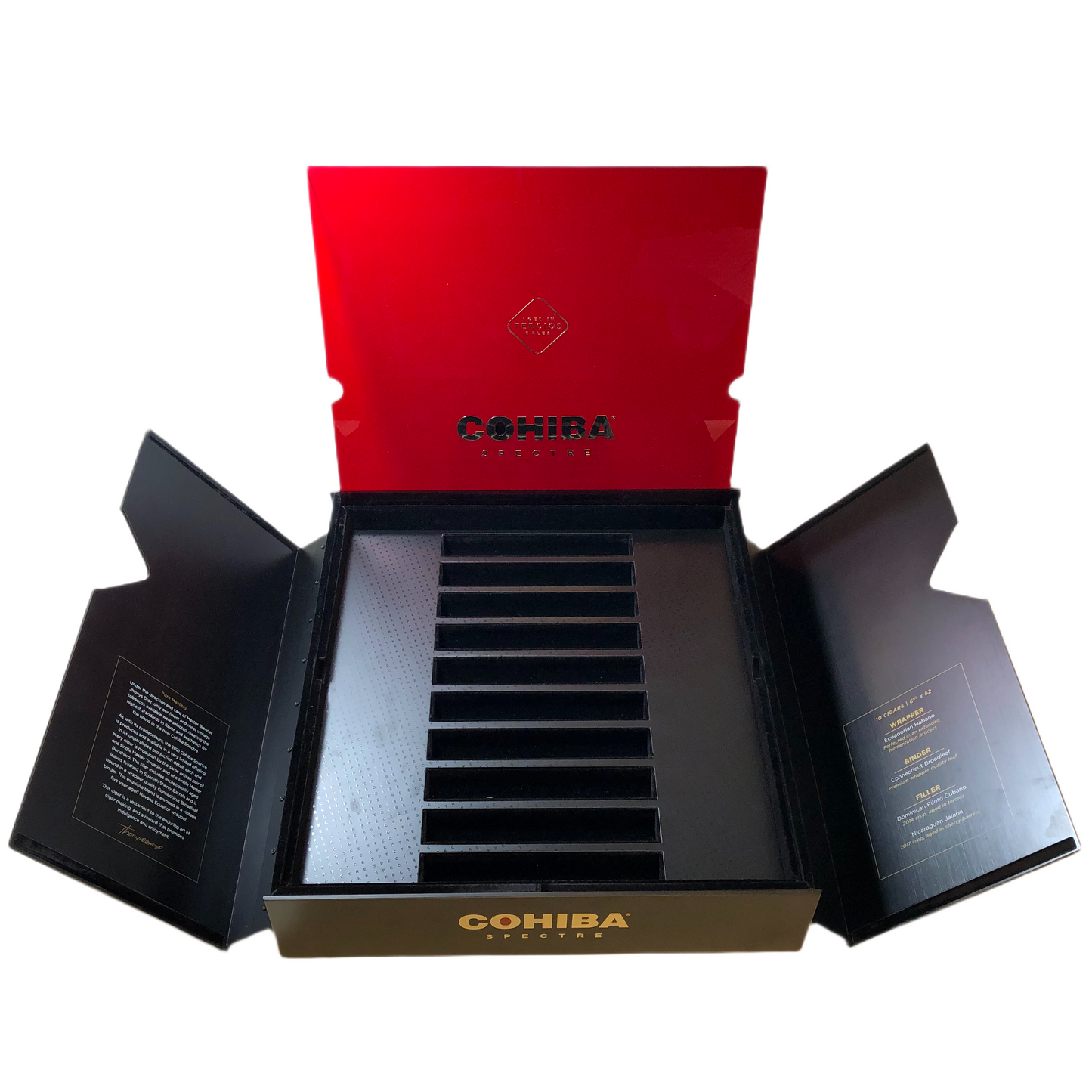 Cohiba Spectre 2021 Empty Metal Display Case 18.5x19.5x4.5