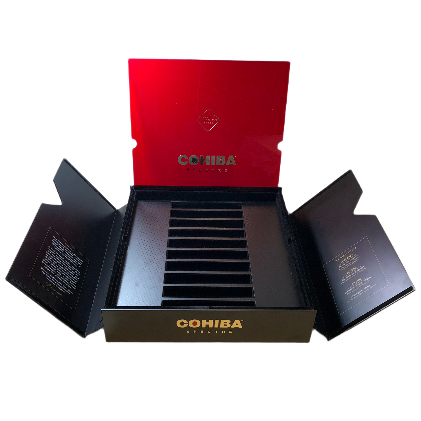 Cohiba Spectre 2021 Empty Metal Display Case 18.5x19.5x4.5
