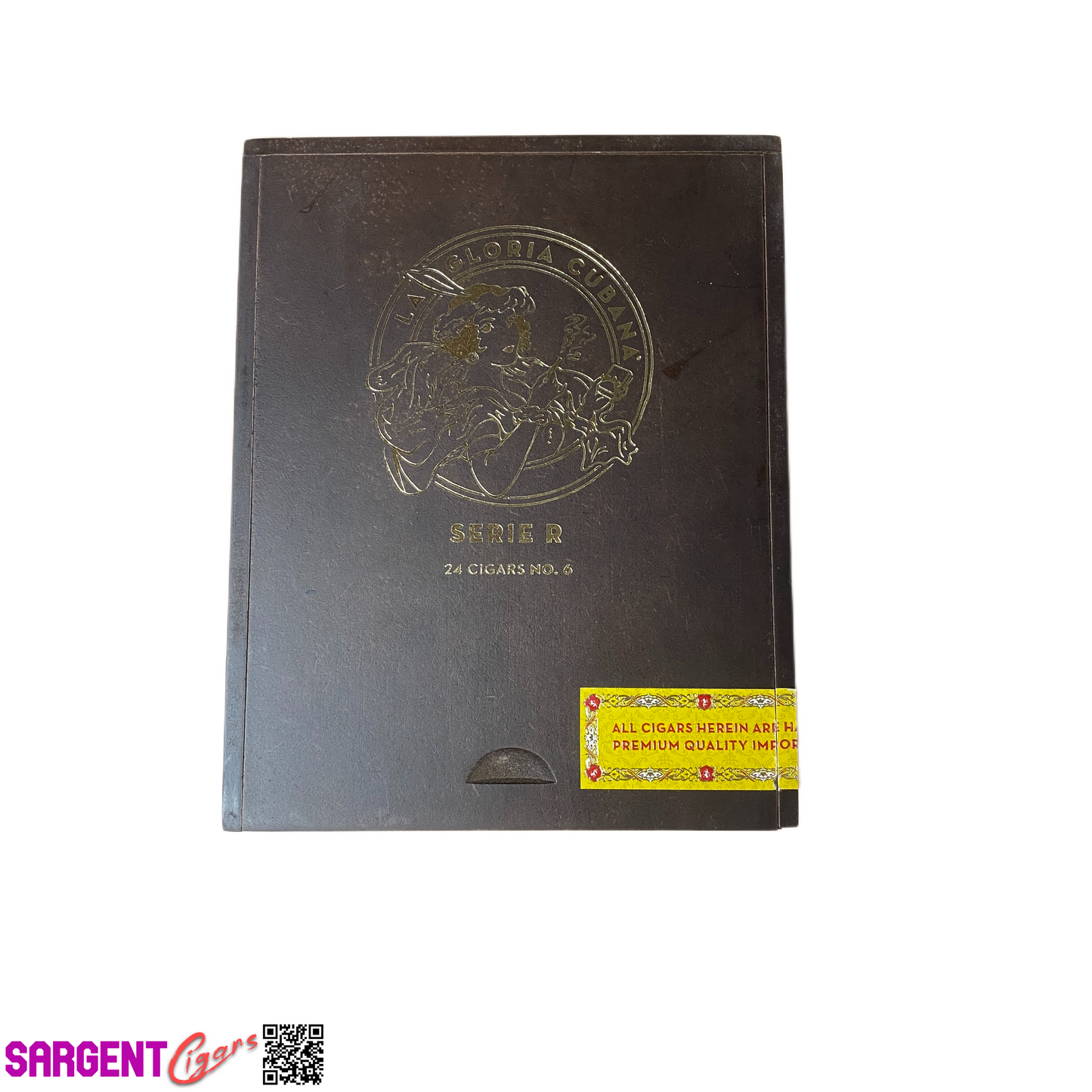La Gloria Serie R No6 Empty Wooden Cigar Box 5x6.5x5