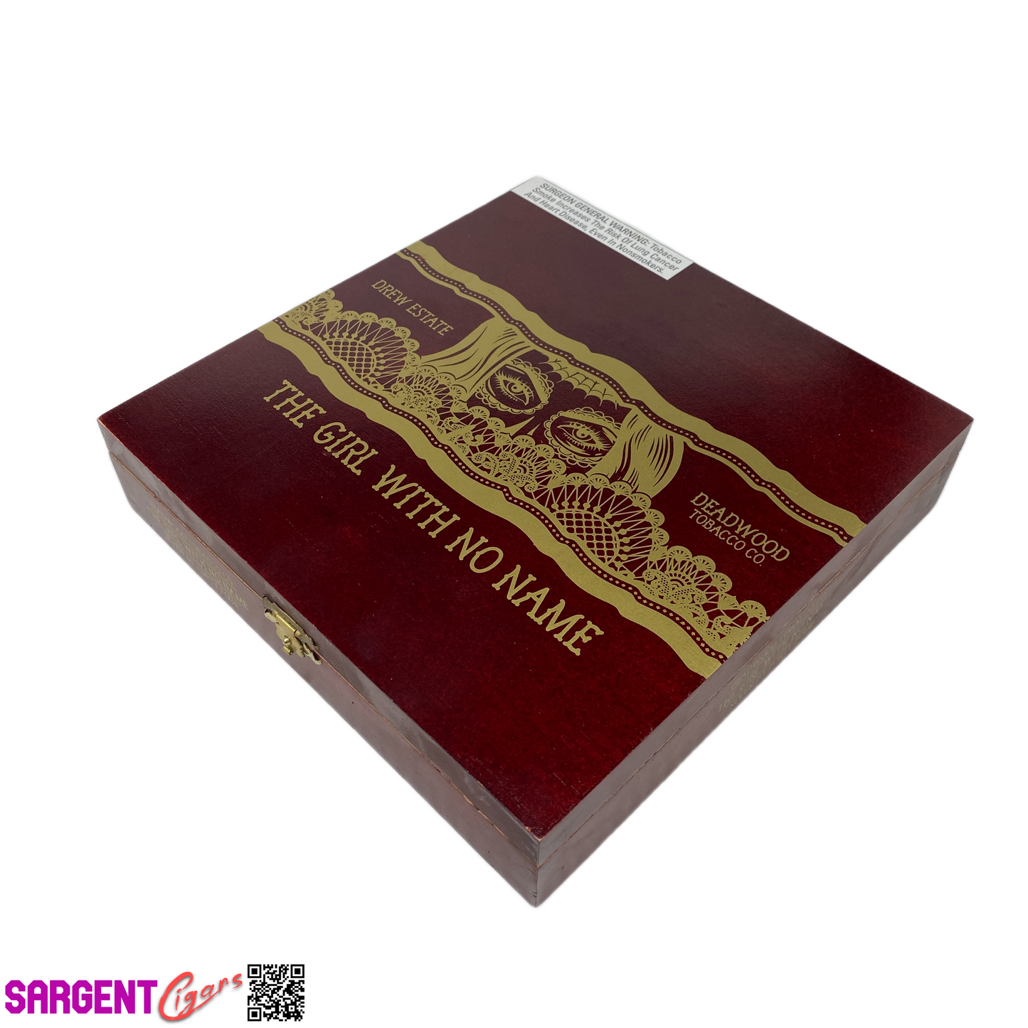 Deadwood The Girl With No Name Empty Wooden Cigar Box 8.25x8x1.75 (1)