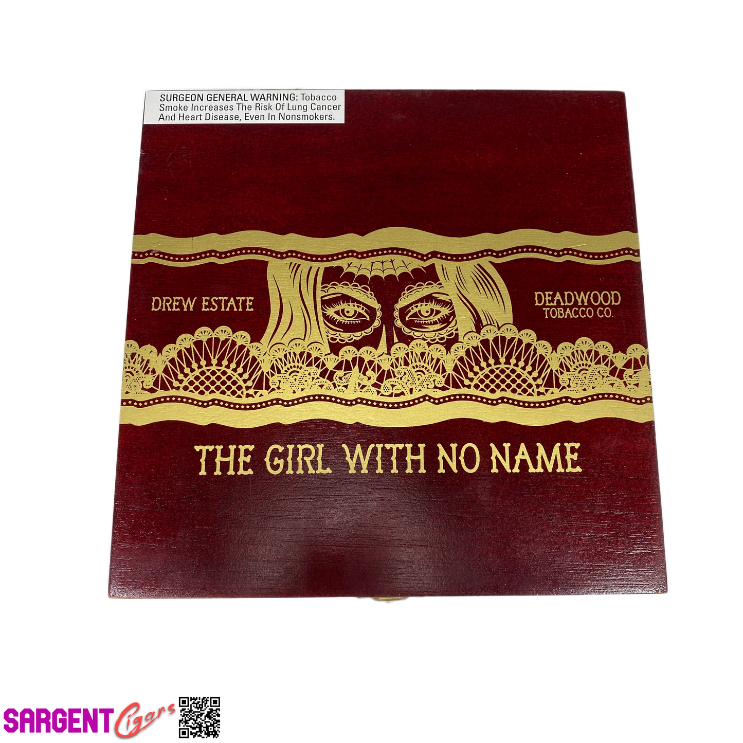 Deadwood The Girl With No Name Empty Wooden Cigar Box 8.25x8x1.75 (1)