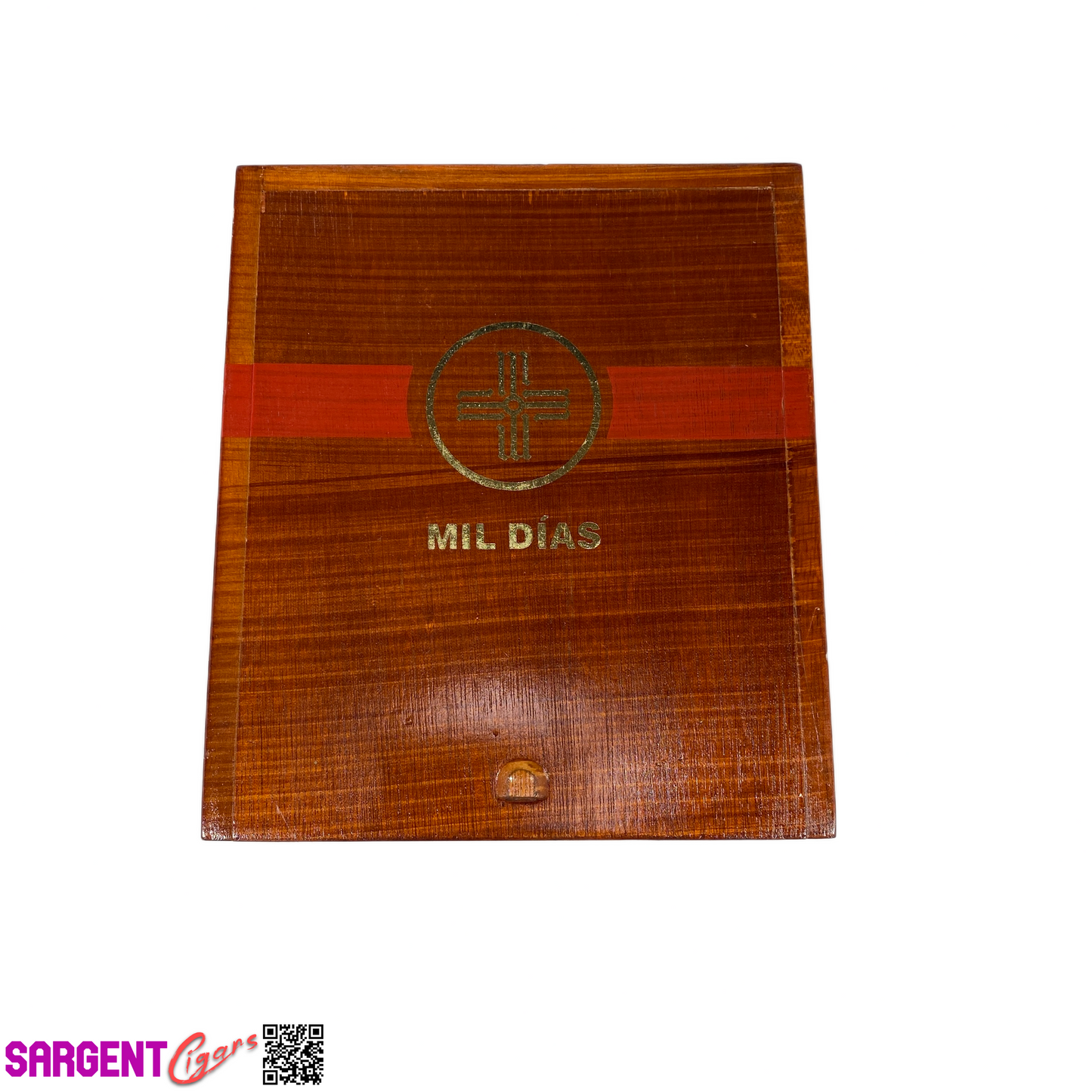 Mil Dias Double Robusto Empty Wooden Cigar Box 6.25x7x2.75