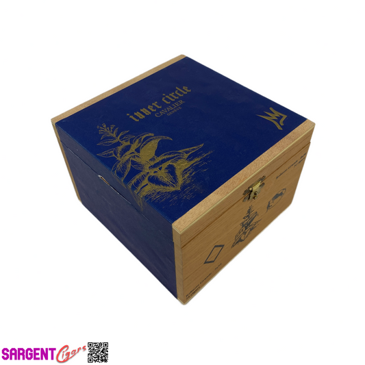 Cavalier Inner Circle Robusto Grande Empty Wooden Cigar Box 6x6x4