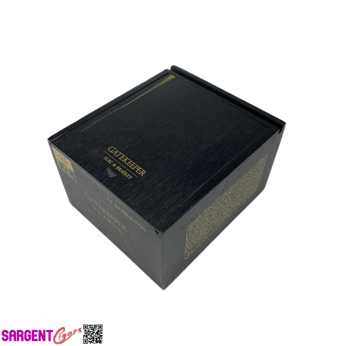 Alec Bradley Gatekeeper Robusto Empty Wooden Cigar Box 5.25x6x3.5