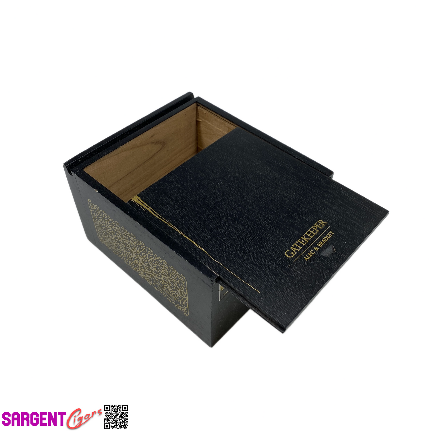 Alec Bradley Gatekeeper Robusto Empty Wooden Cigar Box 5.25x6x3.5