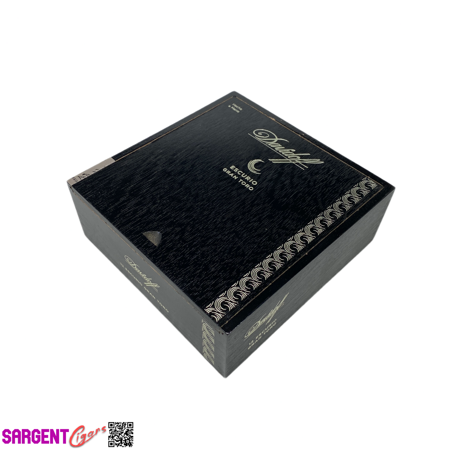 Davidoff Escurio Gran Toro Empty Wooden Cigar Box 6x6.25x2.25