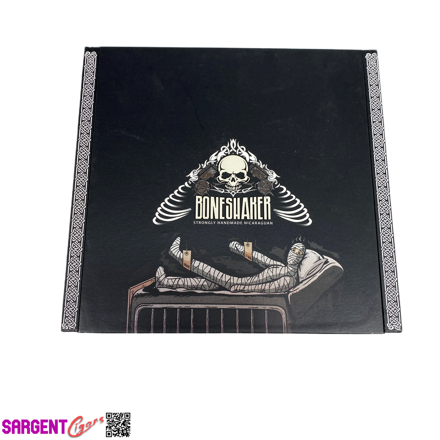 Boneshaker Gigante Empty Cigar Box 7.5x7x3.25