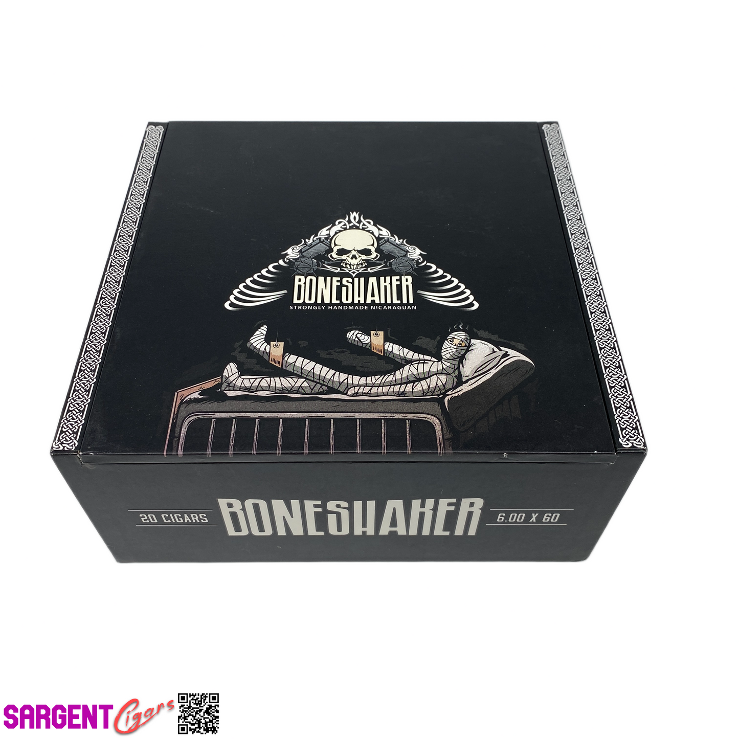 Boneshaker Gigante Empty Cigar Box 7.5x7x3.25