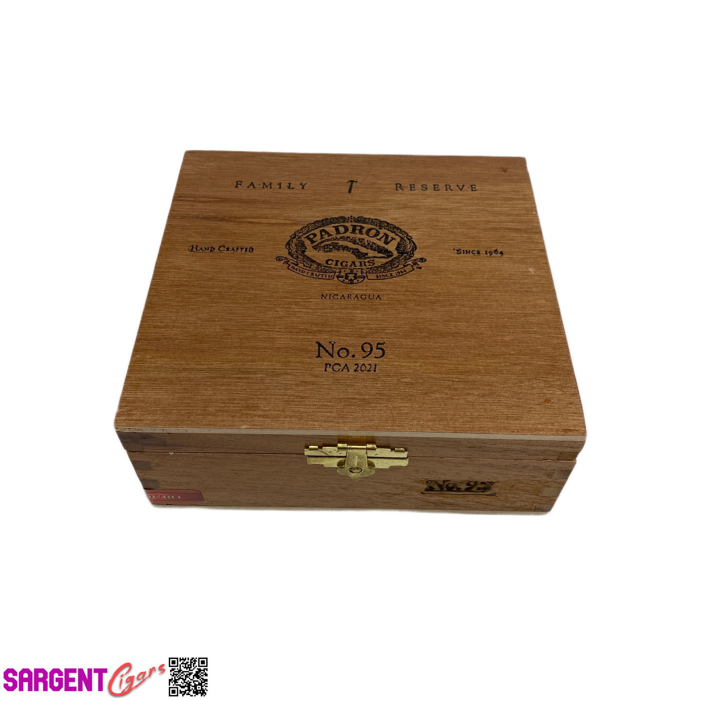 Padron No95 Empty Wooden Cigar Box 6x5.5x2.25