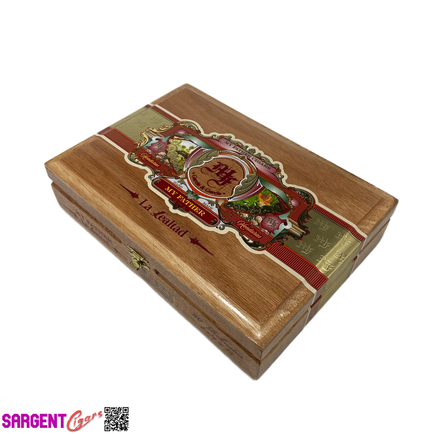 My Father Cigars La Lealtad Robusto Empty Wooden Cigar Box 9.5x6.75x2.25