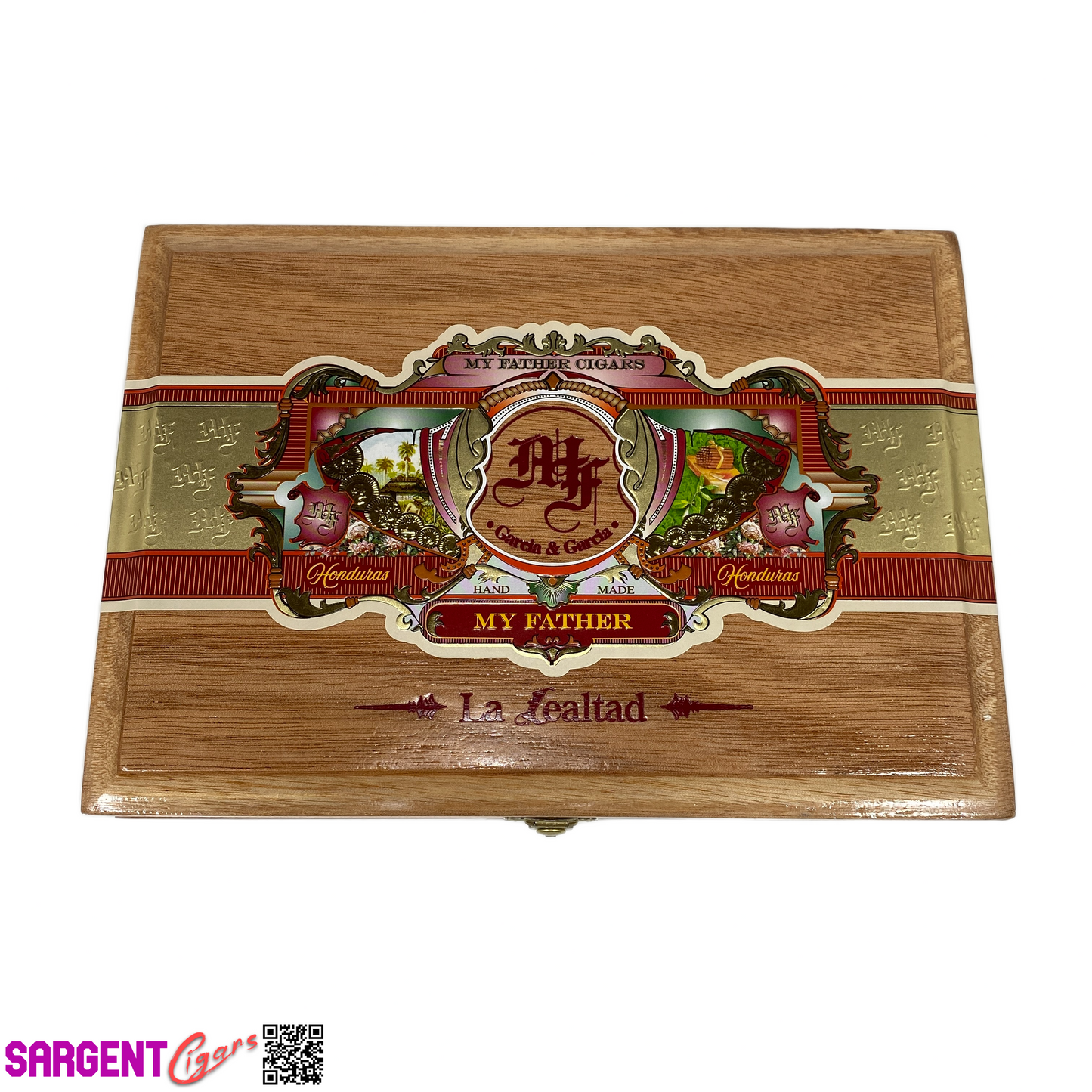 My Father Cigars La Lealtad Robusto Empty Wooden Cigar Box 9.5x6.75x2.25