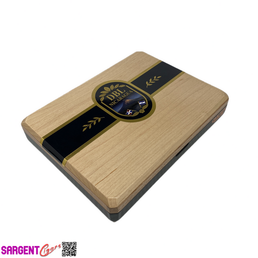 DBL Nicaragua Ometepe Volcanic Soil Empty Wooden Cigar Box 9.75x7.5x2
