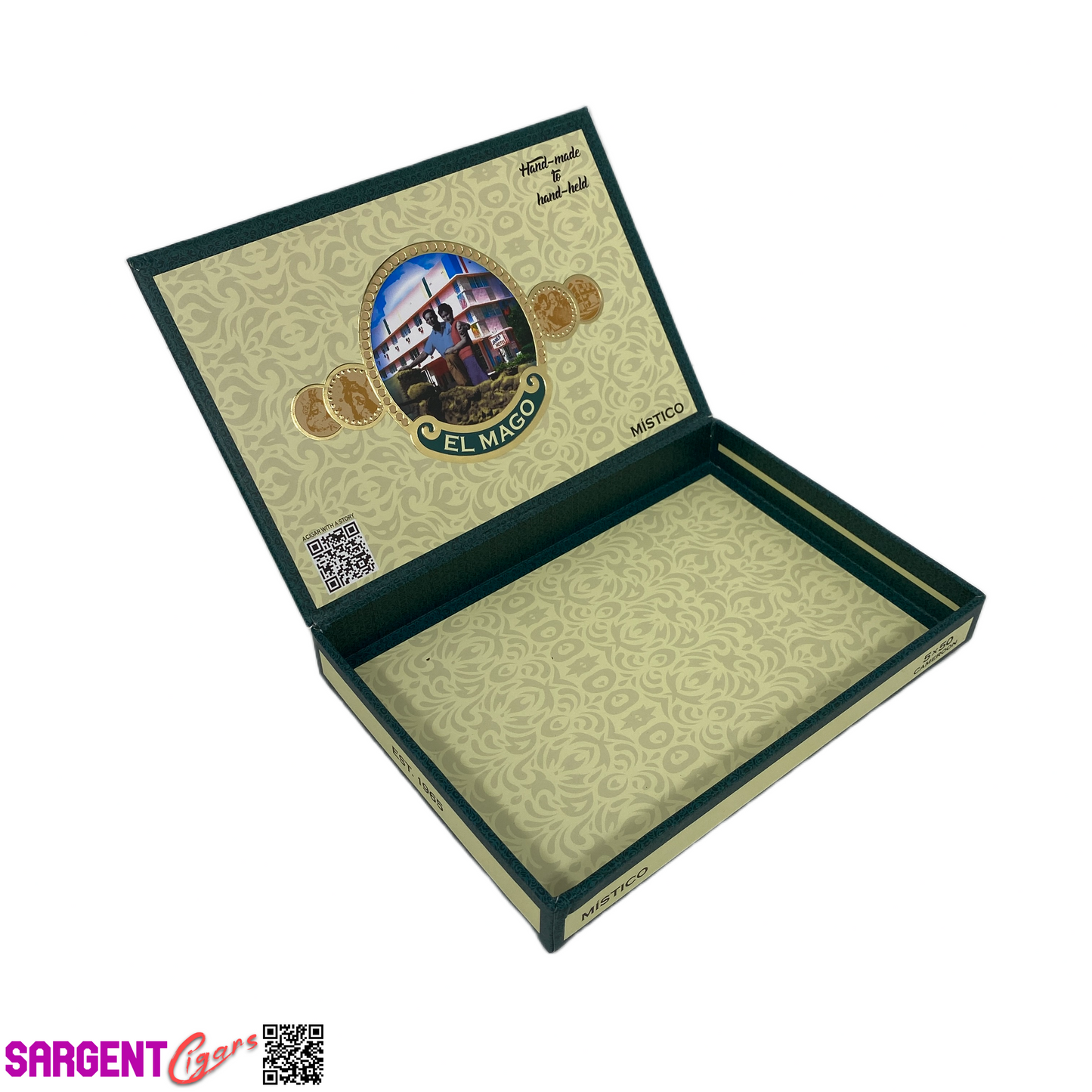 El Mago Mistico Empty Cigar Box 8x5.5x1