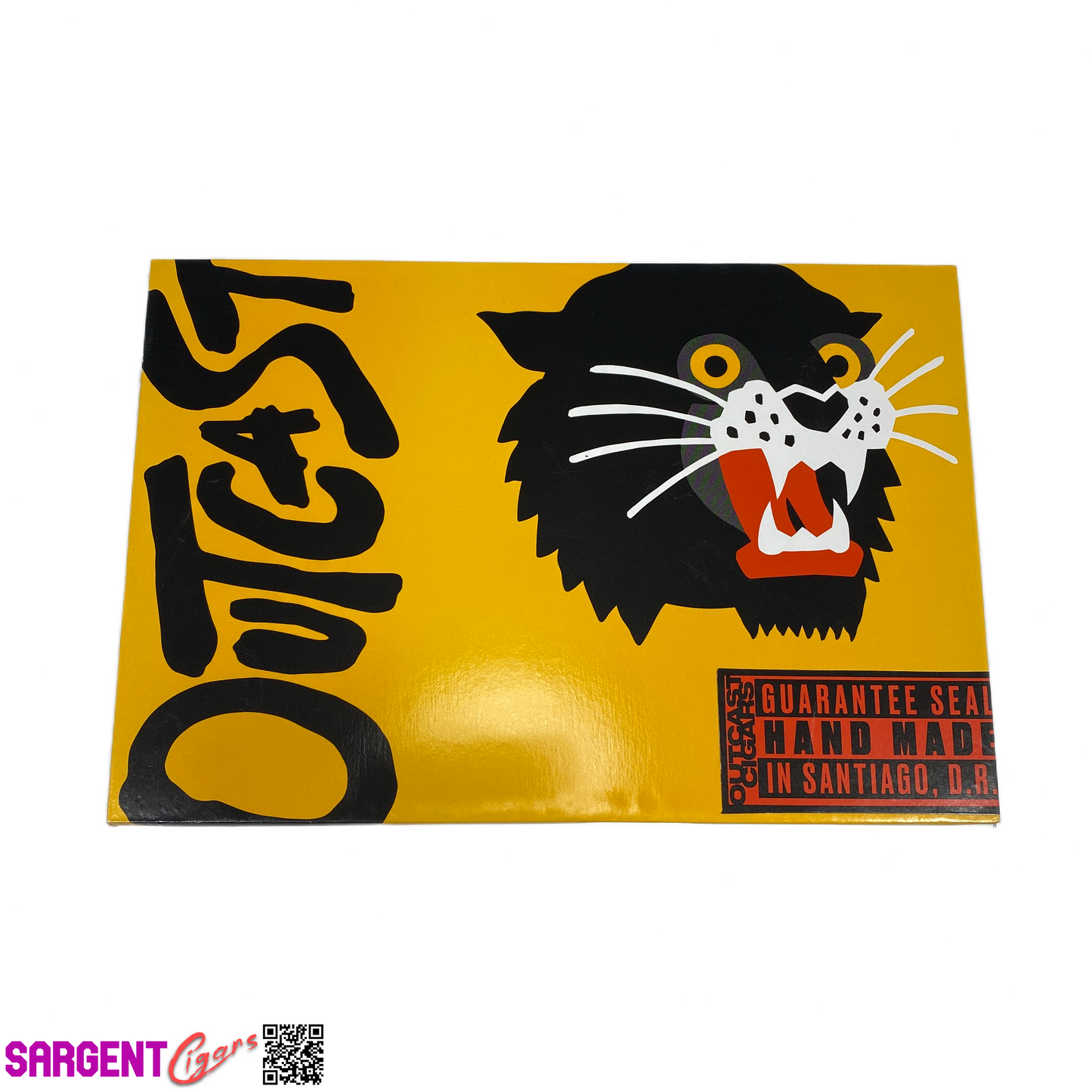 Outcast Robusto Empty Wooden Cigar Box 8.75x6x1.5