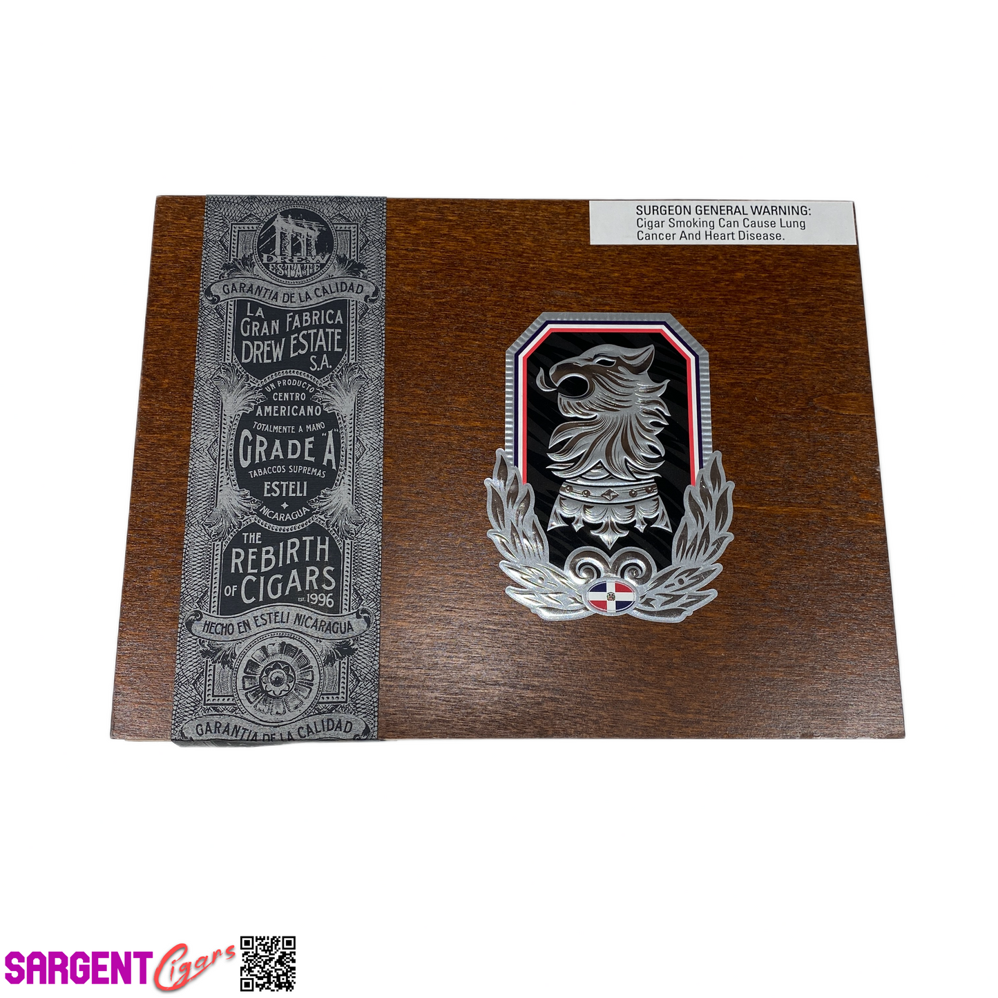 Undercrown El Tigre Toro Empty Wooden Cigar Box 9.25x7x2.25