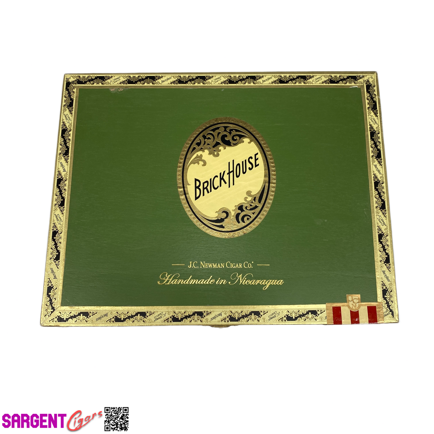 BrickHouse Connecticut Mighty Mighty Empty Wooden Cigar Box 9.5x7.5x3.25