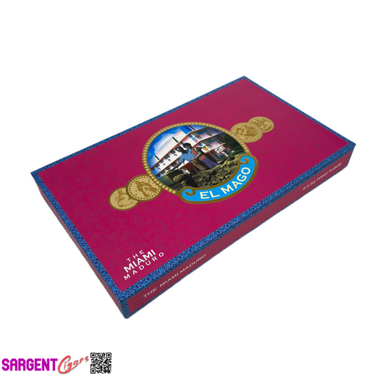 El Mago Miami Maduro Empty Cigar Box 11.5x7x1.25