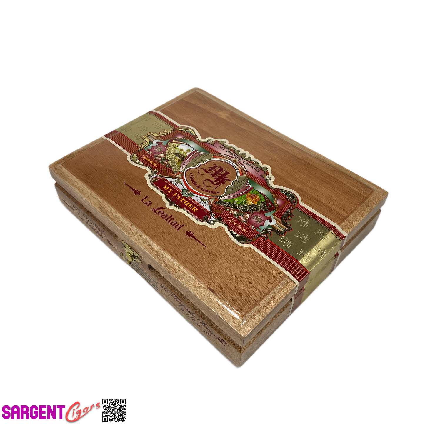 My Father Cigars La Lealtad Torpedo Empty Wooden Cigar Box 9.5x7.5x2