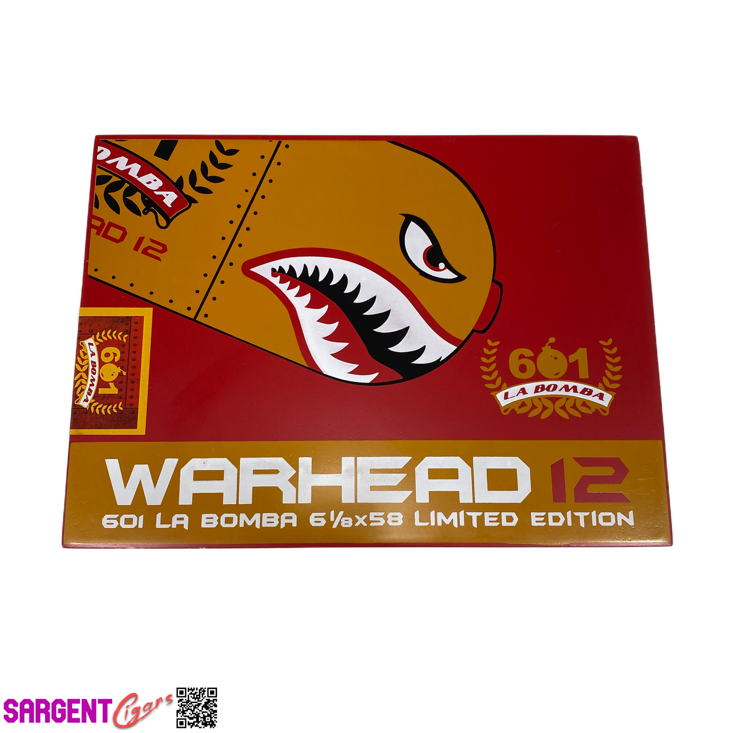 Espinosa Warhead La Bomba 12 Empty Wooden Cigar Box 9.5x7x1