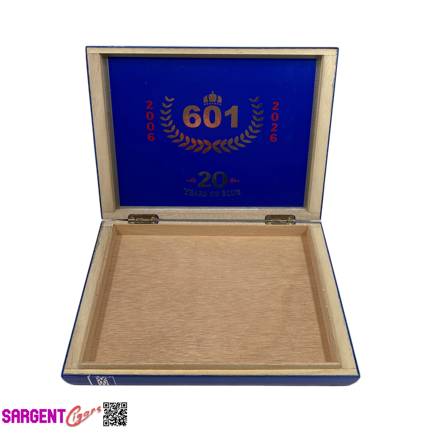 Espinosa 601 20th Anniversary Empty Wooden Cigar Box 11x8x1.25