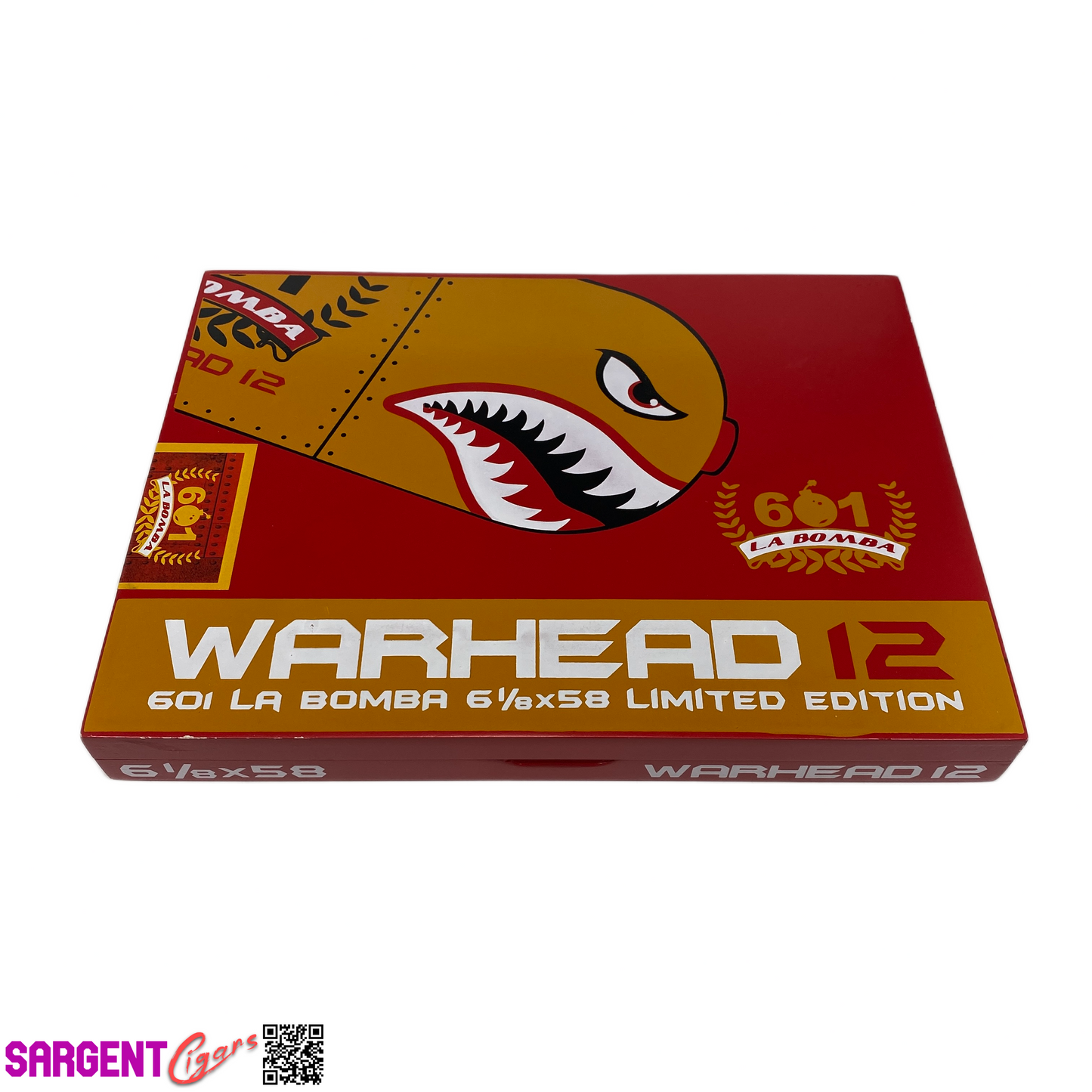 Espinosa Warhead La Bomba 12 Empty Wooden Cigar Box 9.5x7x1
