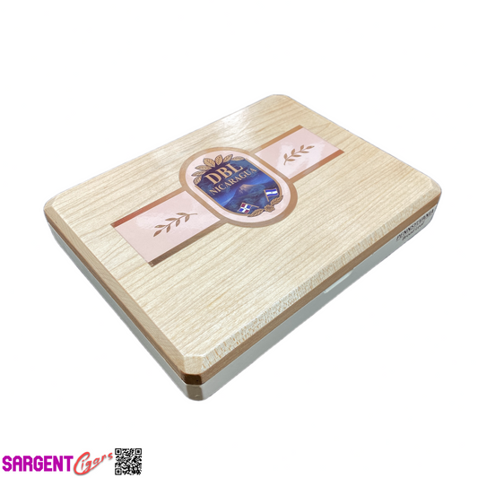 DBL Nicaragua Pennsylvania Broad Leaf Empty Wooden Cigar Box 9.75x7.5x2