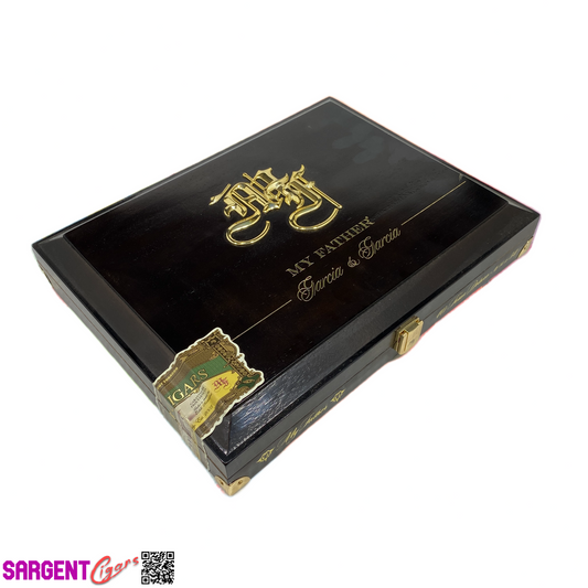 My Father Cigars Garcia & Garcia Empty Wooden Cigar Box 12.5x9.5x2
