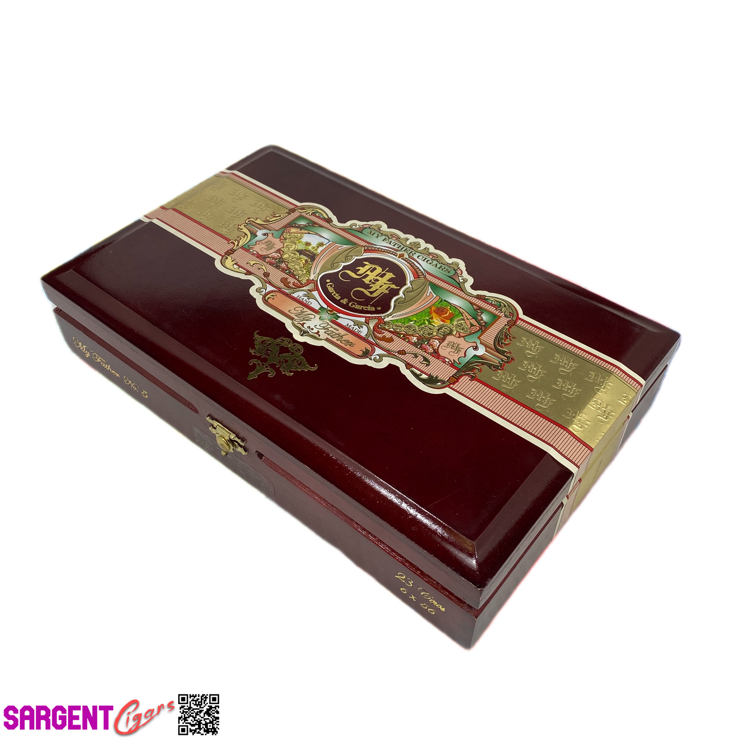 My Father Cigars No5 Empty Wooden Cigar Box 11.25x7x2.5