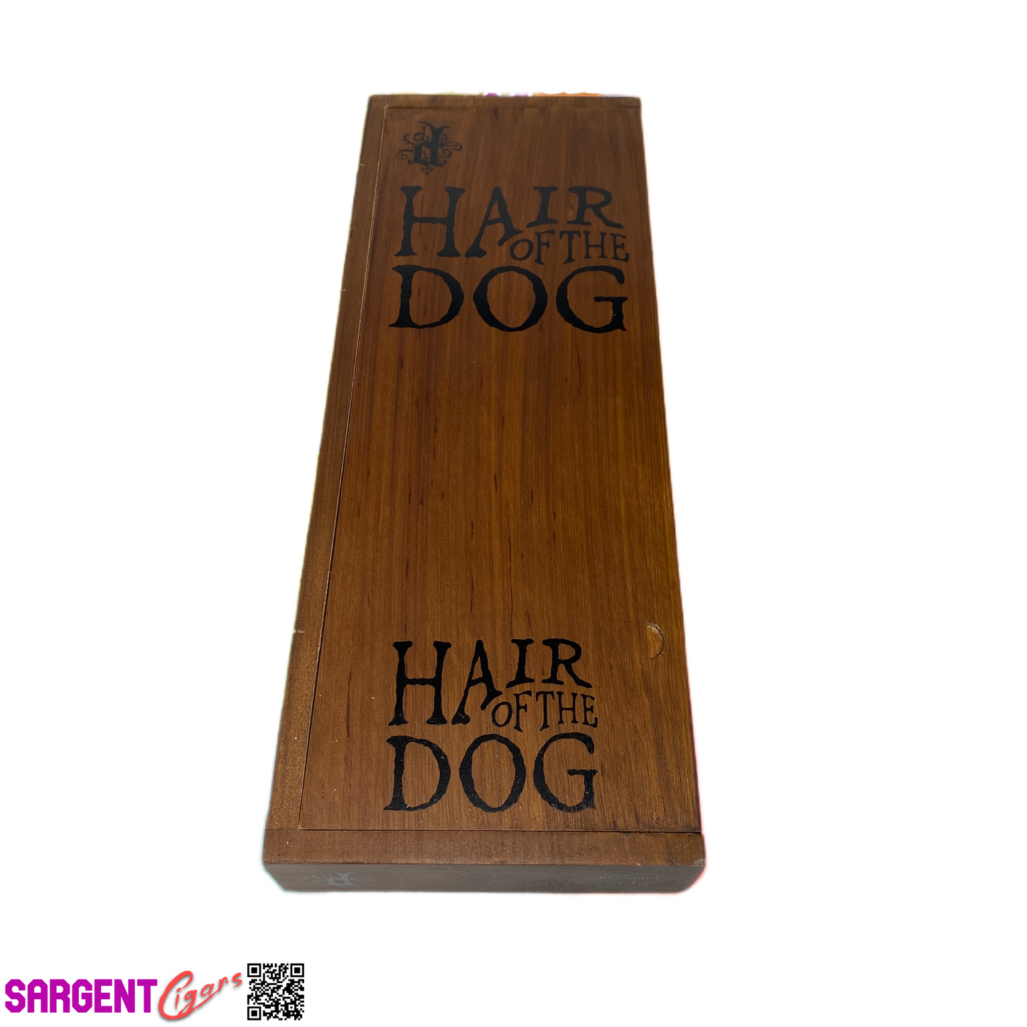 Diesel Hair of the Dog Empty Wooden Cigar Box 5x13.5x1.5