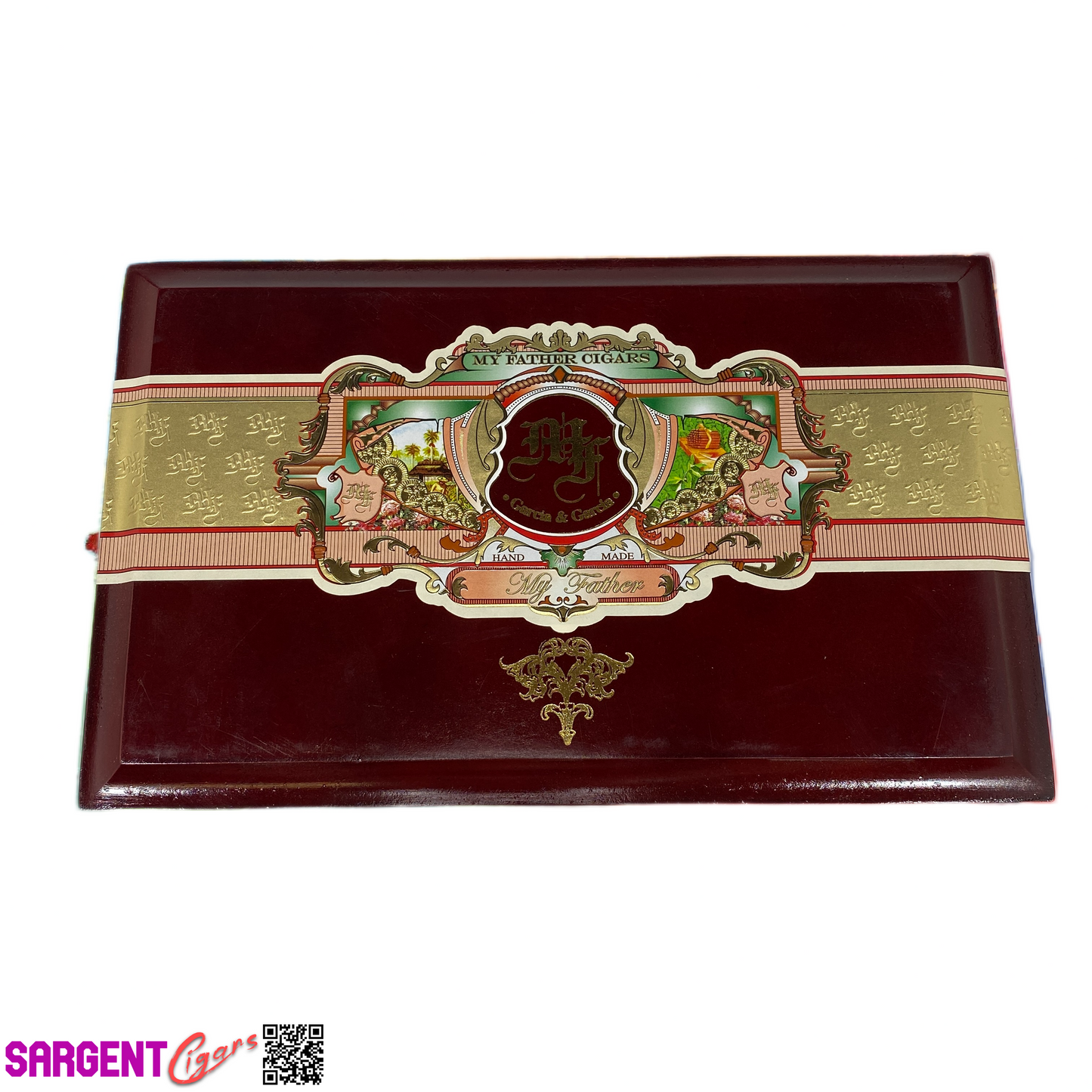 My Father Cigars No5 Empty Wooden Cigar Box 11.25x7x2.5