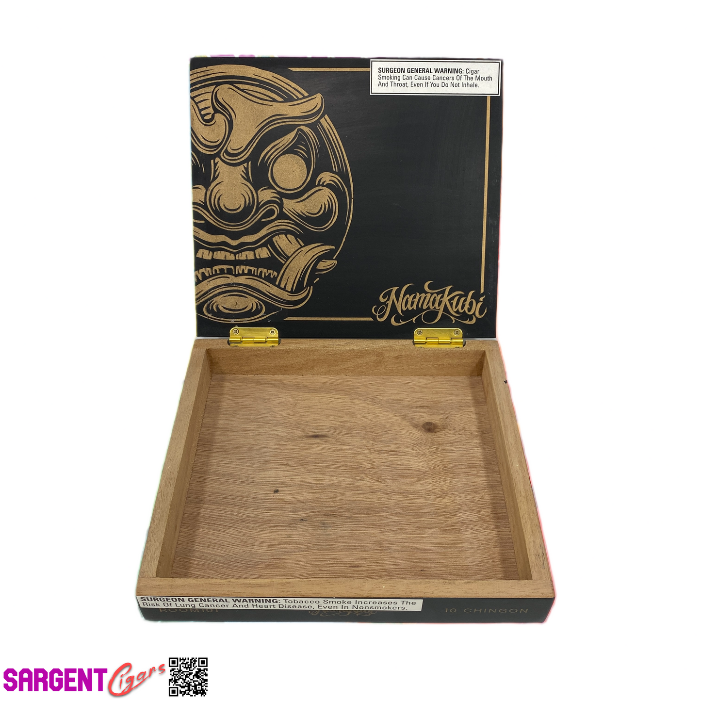 Room 101 Namakubi Chingon Empty Wooden Cigar Box 8.5x7.75x1.5