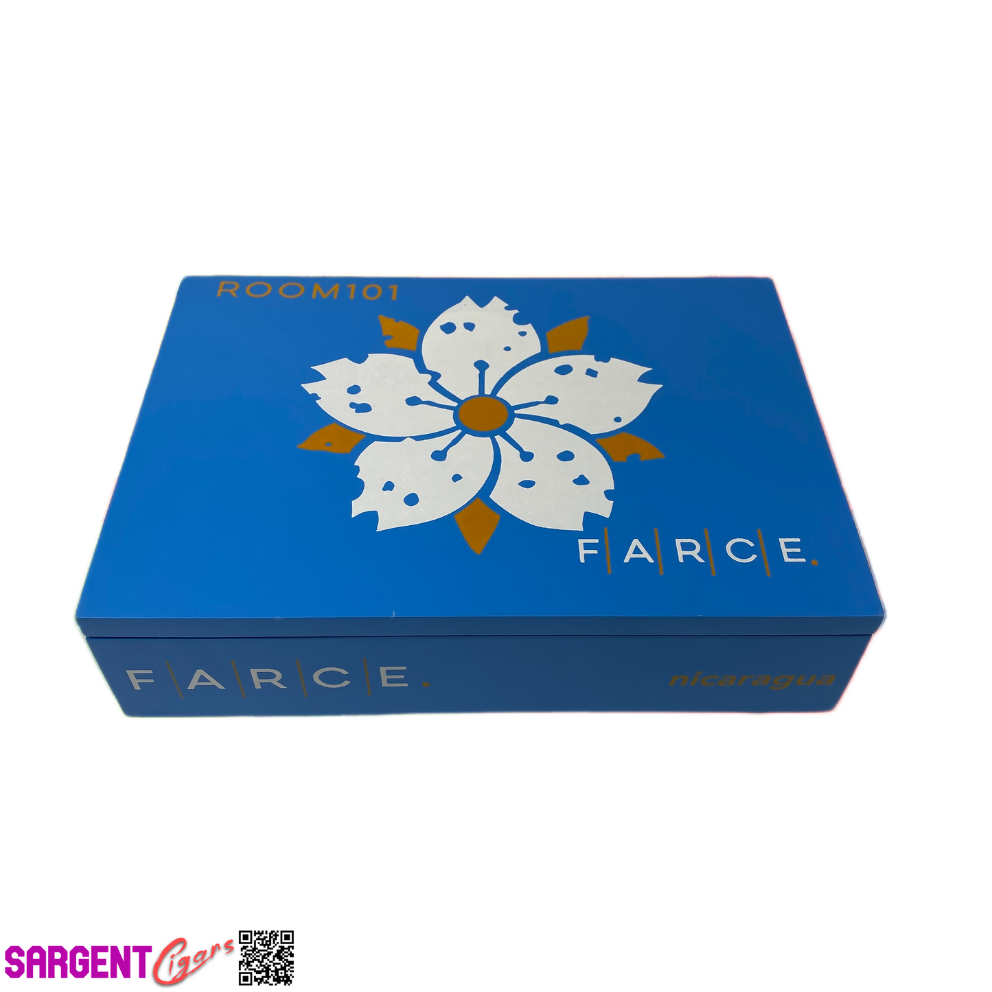 Room 101 Farce Robusto Empty Wooden Cigar Box 8.75x6x2