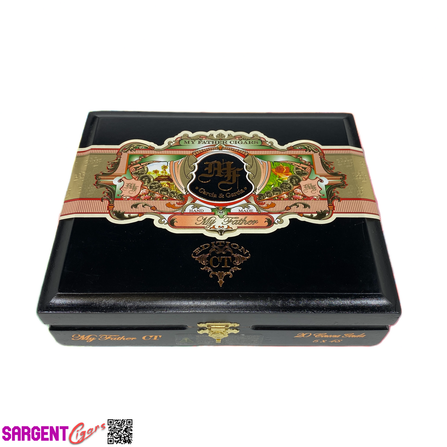 My Father Cigars Connecticut Corona Gorda Empty Wooden Cigar Box 8.5x7x2.25 (1)