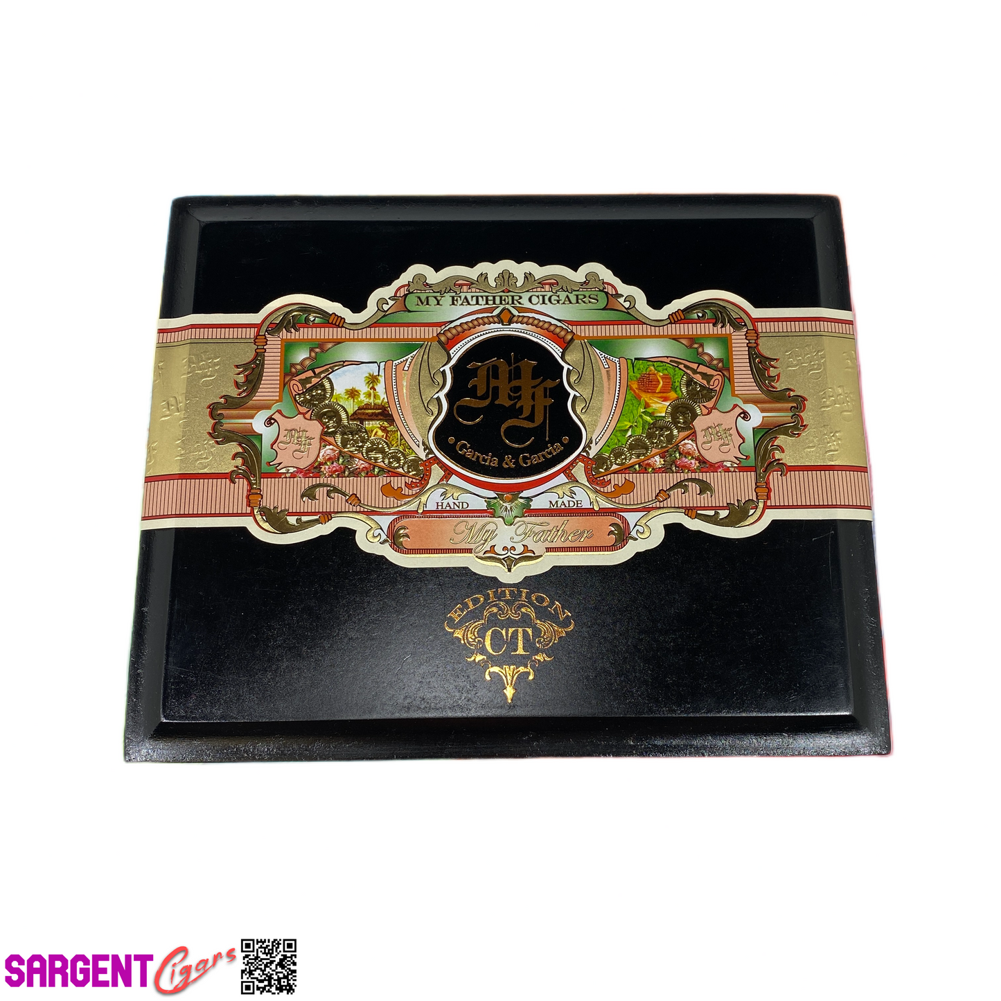 My Father Cigars Connecticut Corona Gorda Empty Wooden Cigar Box 8.5x7x2.25 (1)