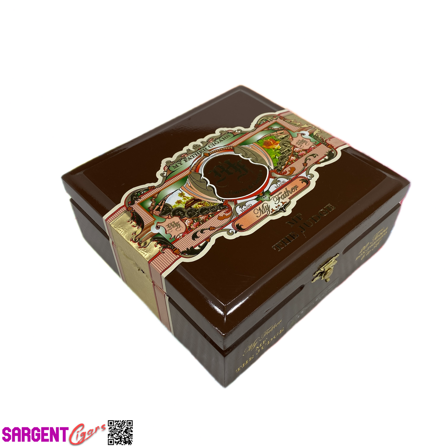 My Father Cigars The Judge Toro Empty Wooden Cigar Box 7.25x7x3 (1)