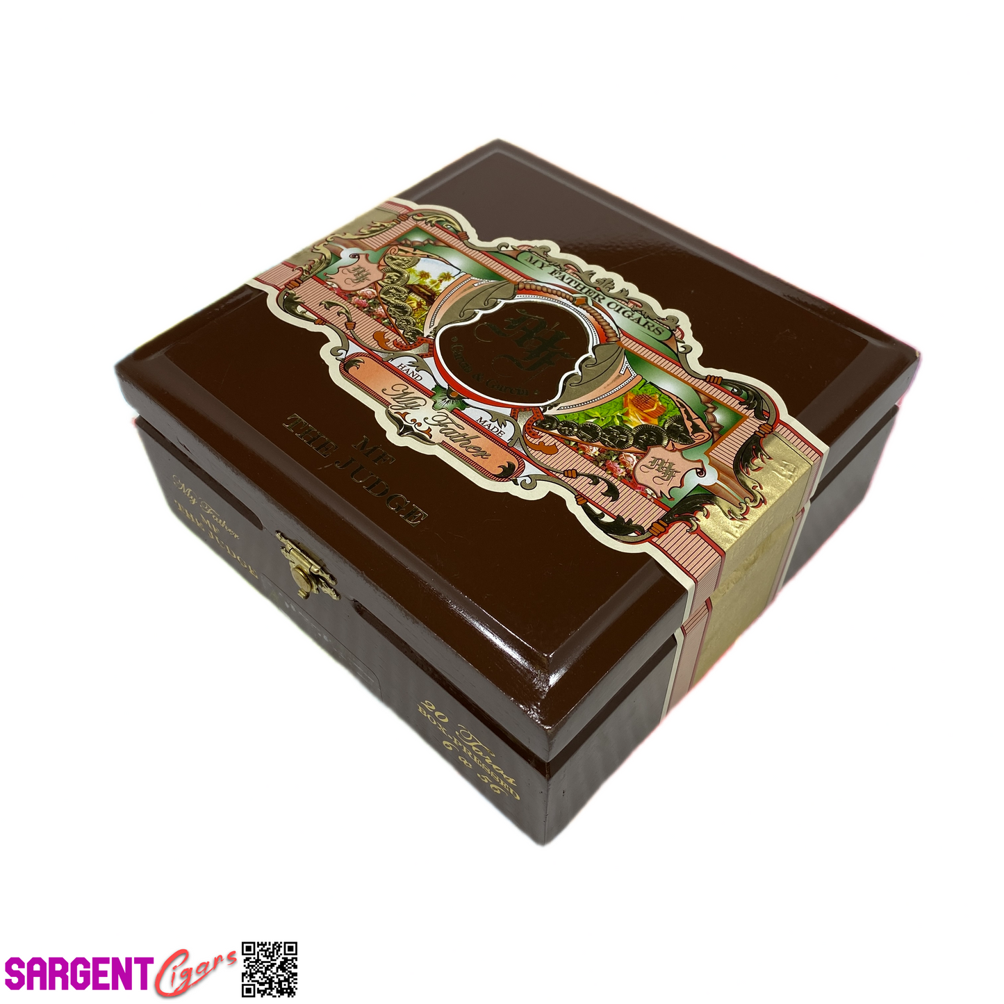 My Father Cigars The Judge Toro Empty Wooden Cigar Box 7.25x7x3 (1)