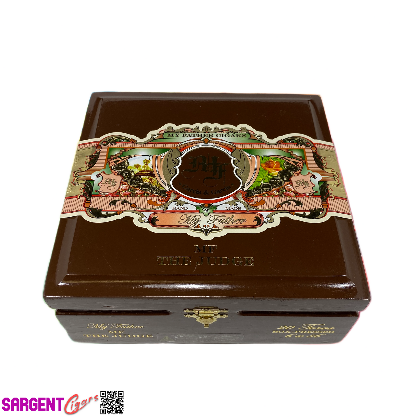 My Father Cigars The Judge Toro Empty Wooden Cigar Box 7.25x7x3 (1)