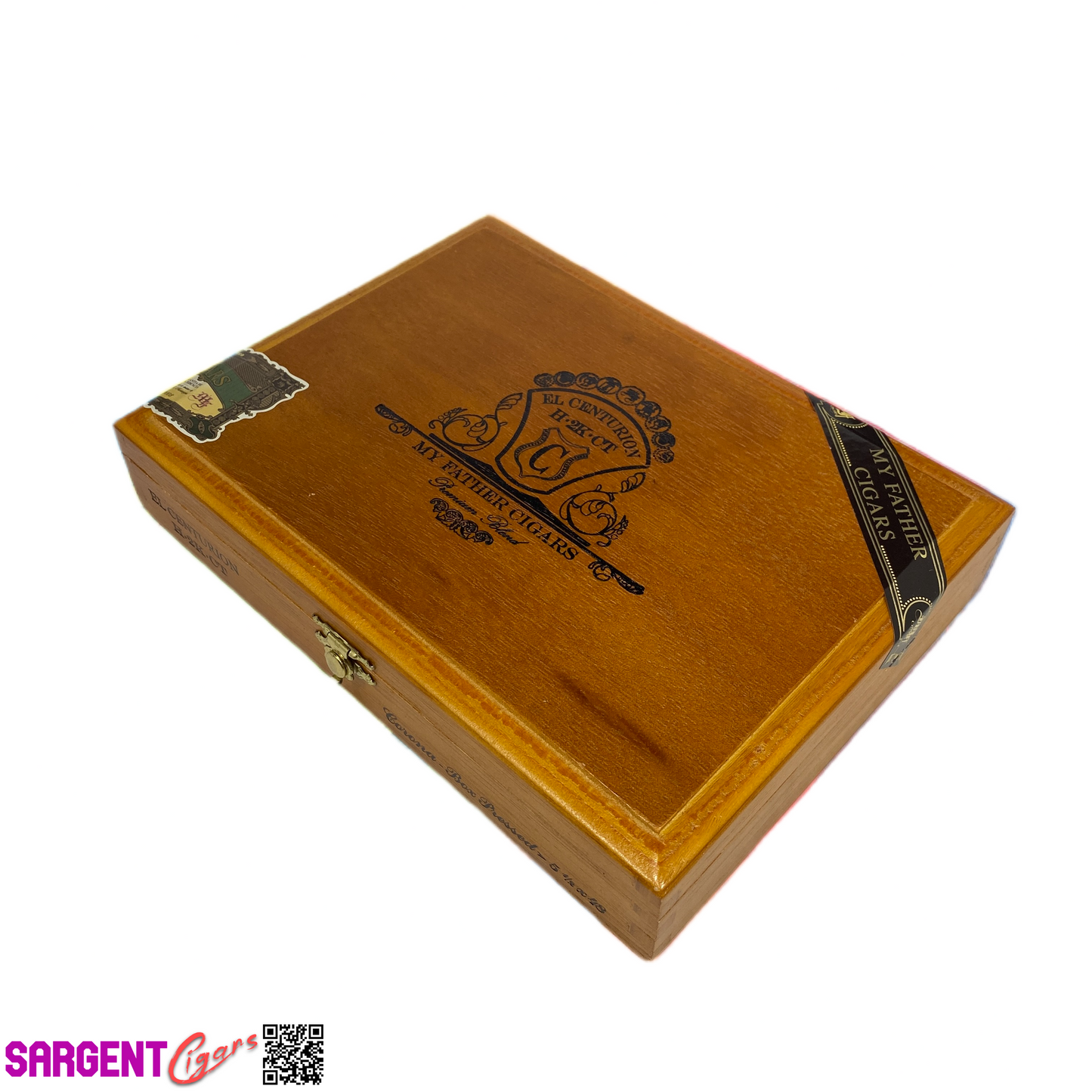 My Father Cigars El Centurion Corona Empty Wooden Cigar Box 8.75x6.5x1.75