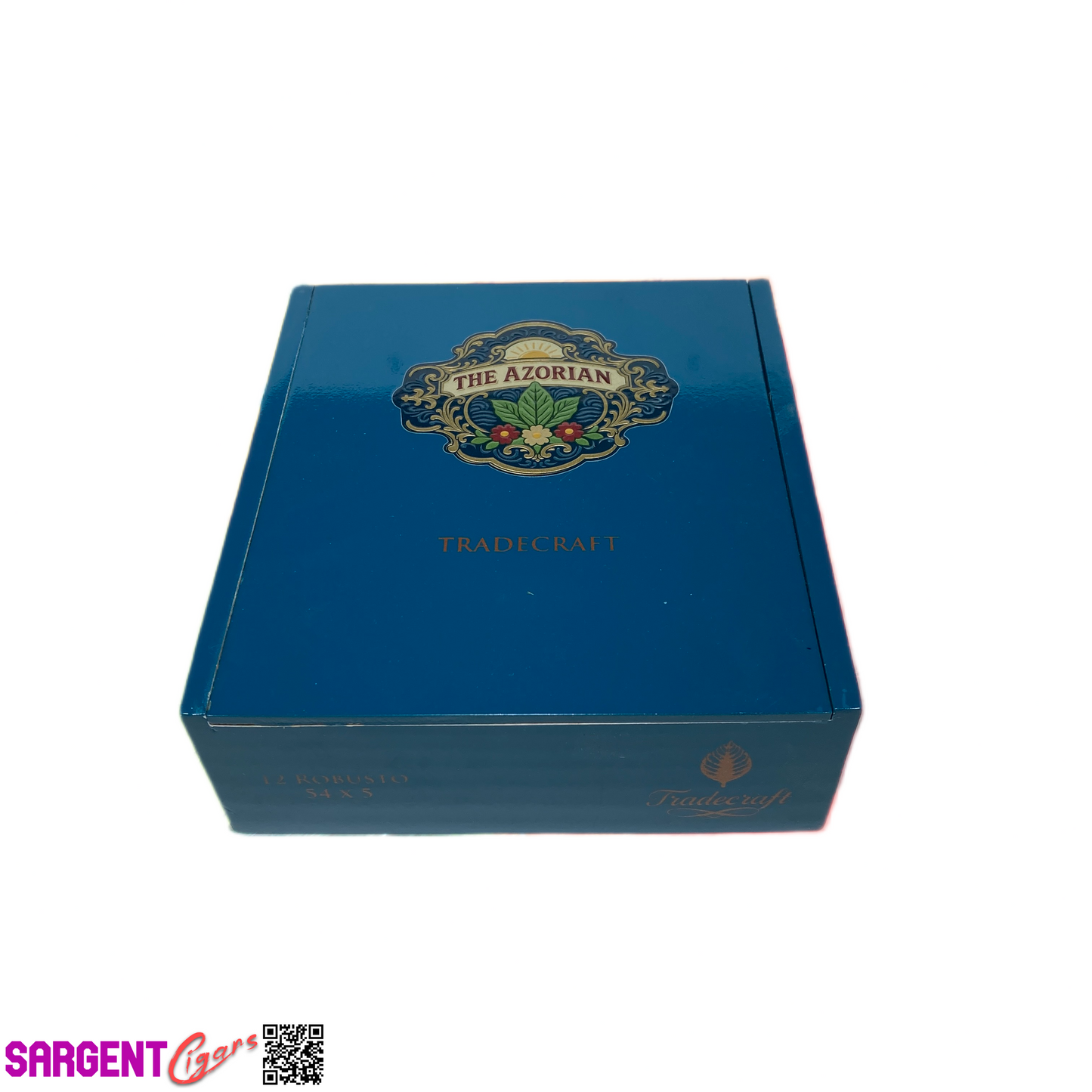 Tradecraft The Azorian Robusto Empty Wooden Cigar Box 5.5x6x2