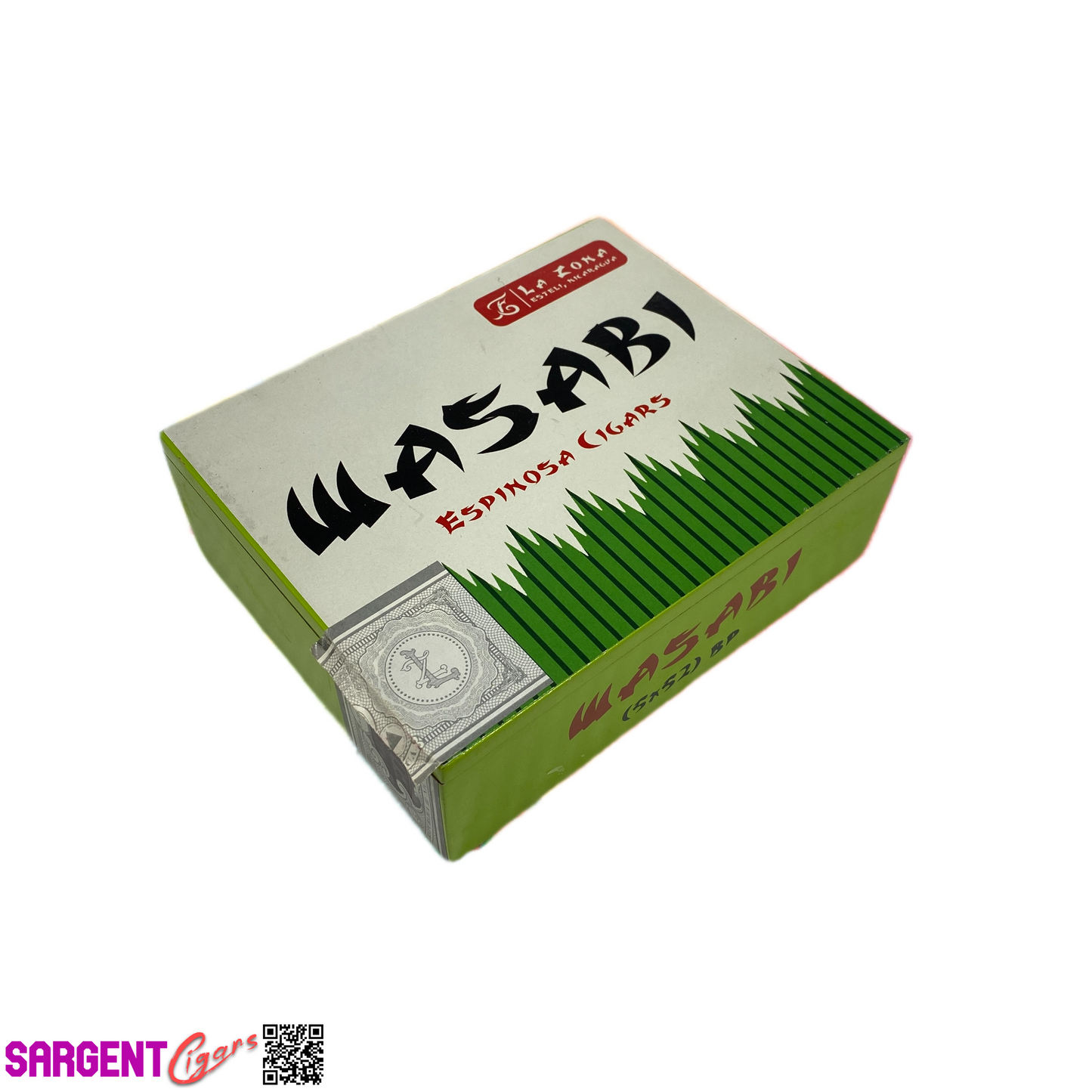 Espinosa Wasabi Empty Wooden Cigar Box 5.75x4.75x2