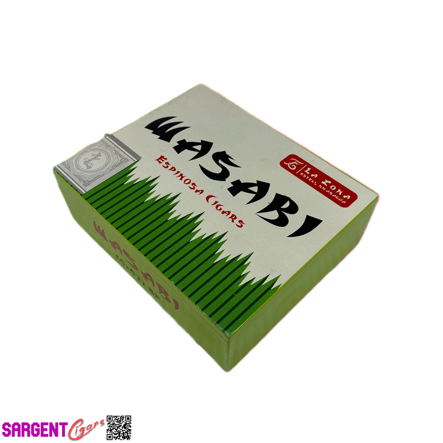 Espinosa Wasabi Empty Wooden Cigar Box 5.75x4.75x2