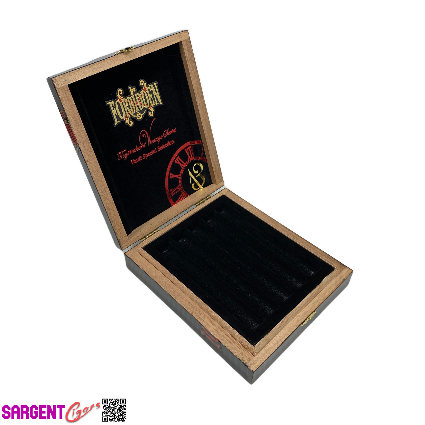 Arturo Fuente Opus X Forbidden Fuente Fuente Empty Wooden Cigar Box 6.5x7.75x2