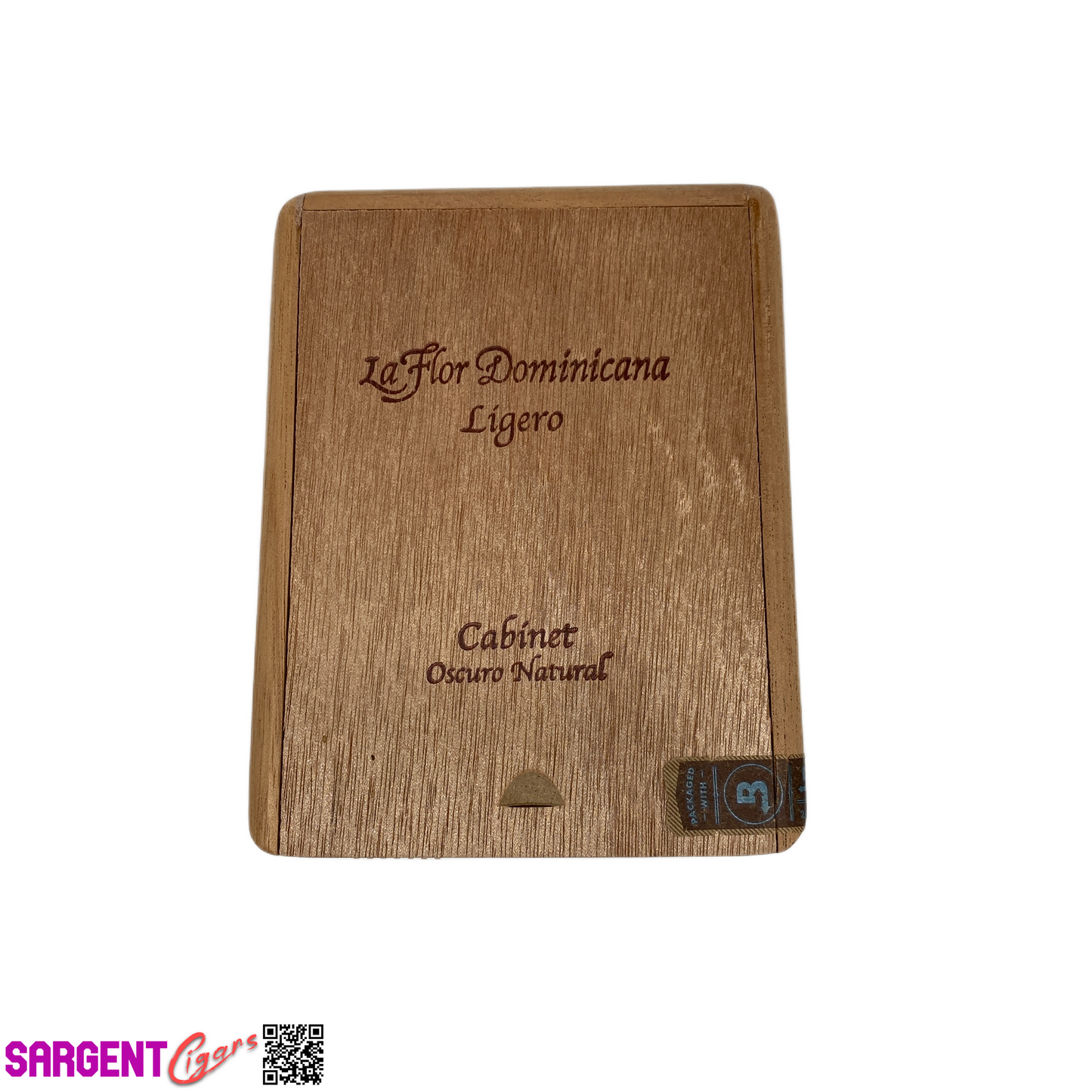 LFD Ligero L200 Empty Wooden Cigar Box 4.5x5.75x3.25